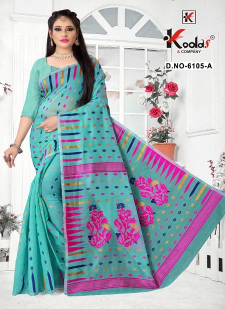 Dhakai  6105  Latest Fancy Designer Daily Wear Cotton Saree Collection Catalog